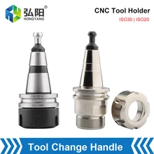 

Woodworking Engraving ER Chuck Seat ISO Balanced Collet G2.5 30000RPM CNC Spindle Tool Holder, Stainless Steel, With Pull Studs