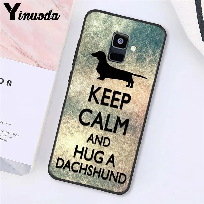 A13 Yinuoda мультфильм Животные собаки таксы, чехол для телефона для samsung Galaxy A7 A50 A70 A20 A30 A40 A8 A6Plus A8Plus A9 - Цвет: A13