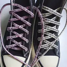 120 см черные розовые туфли с буквенным принтом для катания на коньках с высоким вырезом кружевные шнурки с принтом