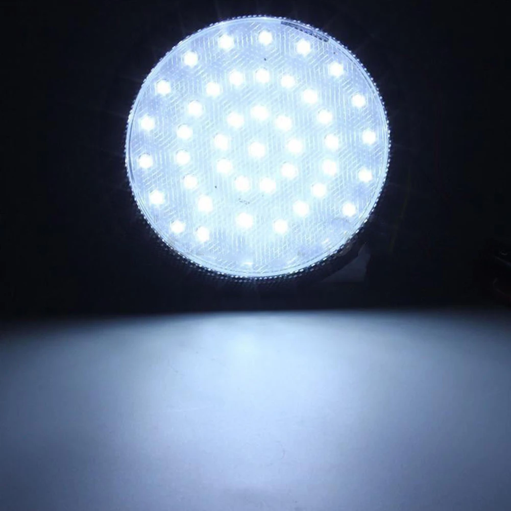 12V грузовик 46LED аксессуары крыши светильник лампа фары автомобиля лодка потолочный громкоговоритель караван укрыты внутренной сводной кабины