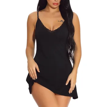 

2020 Women Sleepwear Sexy Lingerie Nightgown Ladies Nightwear Female Night Home Cloth Dress Nighty Nightdress Sexy Nightgown