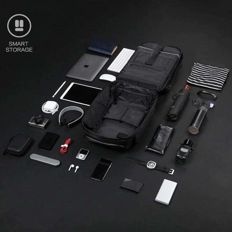 Mannen Rugzakken многофункциональное водонепроницаемое Зарядное устройство USB для деловых поездок и повседневного использования