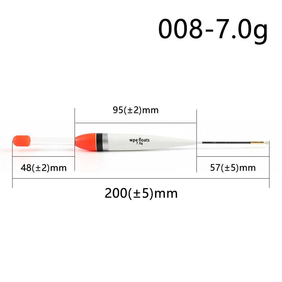 W.P.E 3 шт./упак. Fishng поплавок 3g/3,5g/4g/7g поплавок Баргузинский пихты 18-21 см для рыбалки на карпа, вертикальная буй поплавок, рыболовные снасти Pesca - Цвет: YG3-7g-008