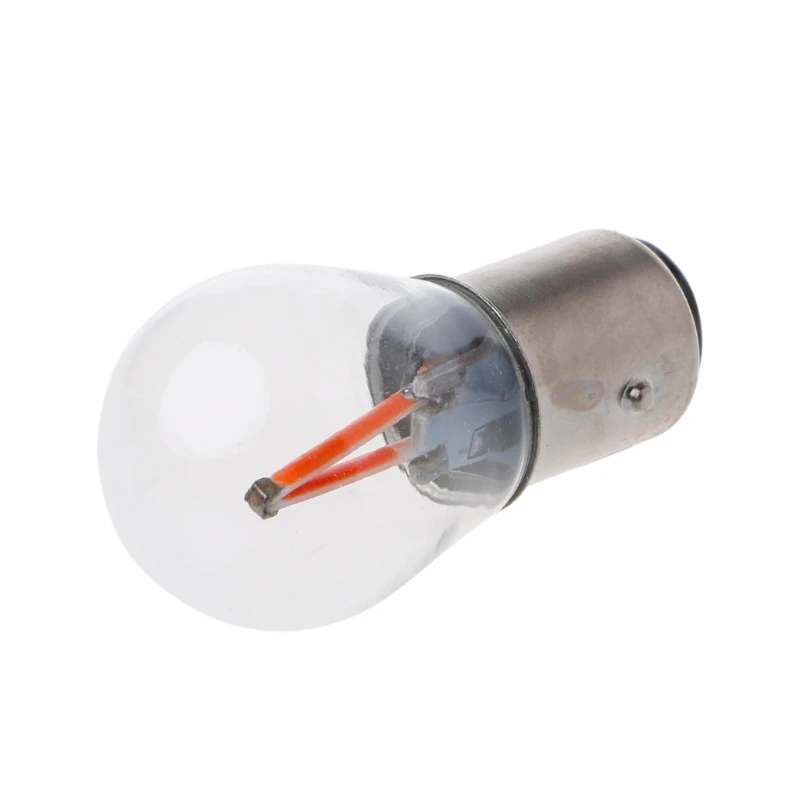 

S25 1157 Bay15d Led Red Brake lights DRL Daytime Running Tail Light Bulb Lamp 6000k Copper 3W Double filament double contact