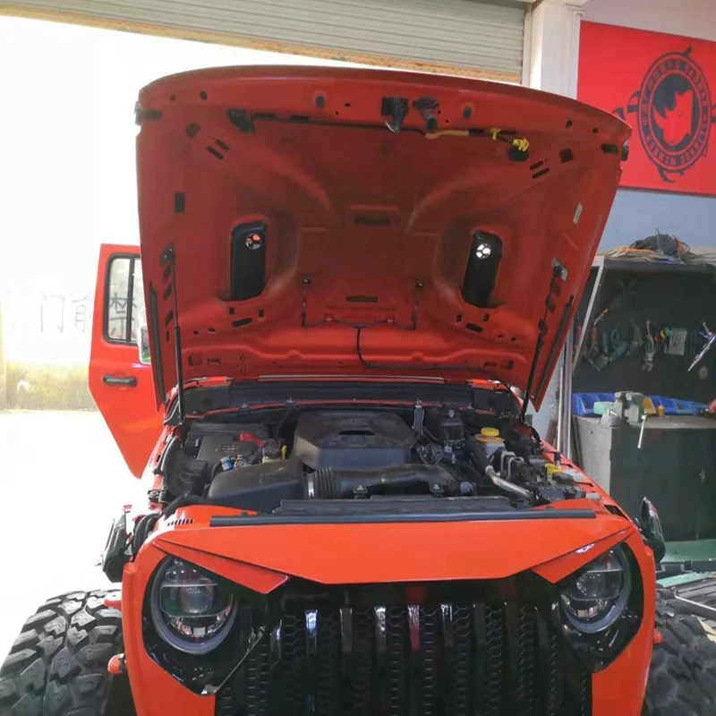 Передняя Защитная крышка для капота двигателя гидравлический амортизатор стойки для Jeep Wrangler JL