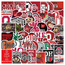 

10/30/50PCS Ohio State University Ohio State Sticker Luggage Laptop Waterproof Guitar Removal Non-repetitive Wholesale