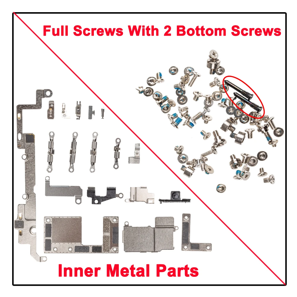 Iphone 7 Plus Set Metal Parts | Iphone 6s Bracket Screws - 1set