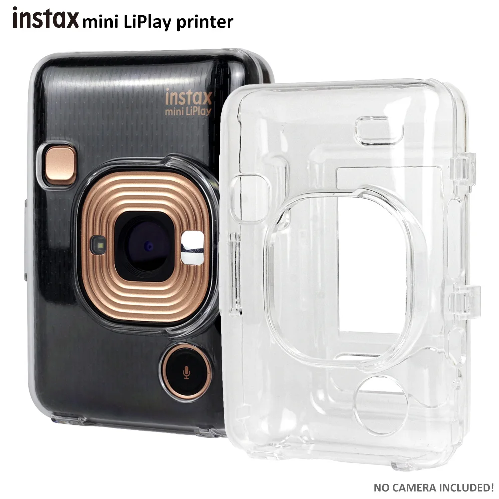 Transparent Case Crystal Glitter Bag for Fujifilm Instax Mini 11/9/8/7+/7s/7c/40/70/90/Liplay, Square SQ1/20 Instant Film Camera 