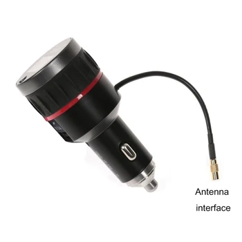 

Hot Radio FM Transmitter Automobile DAB Radio Cigarette Lighter Tuner Receiverwith Antenna