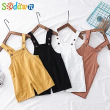 Sodawn/ осень Детские комбинезоны детские штаны с подтяжками, однотонный комбинезон для мальчиков, для малышей желтого цвета для девочек красивый милый Overallas брюки для детей