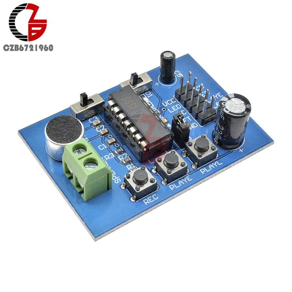 

ISD1820 Sound Voice Board Recording and Playback Module