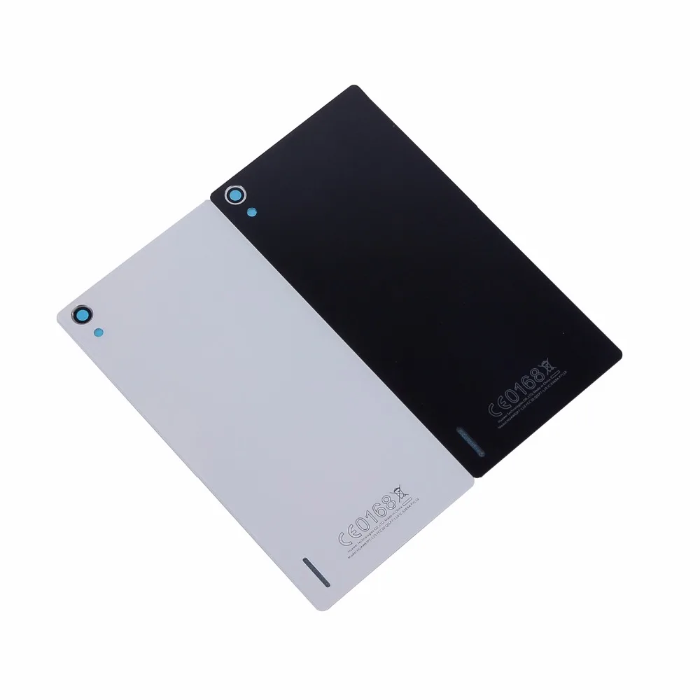 New Battery Back Cover For HuaWei Ascend P7 Housing Glass Battery Cover+ Sticker Glue