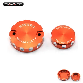 

For KTM 990 SMT/Supermoto/R SUPER DUKE/R, 690 DUKE R Motocycle Accessories Front Rear Brake Cylinder Reservoir Cover Cap