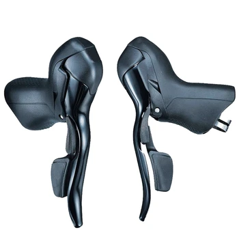 

Bike Shifter Dual Control Levers 3 x 8 Speed Trip Shifters Road Bike Shift Lever Compatible for Shimano STI Lever Set