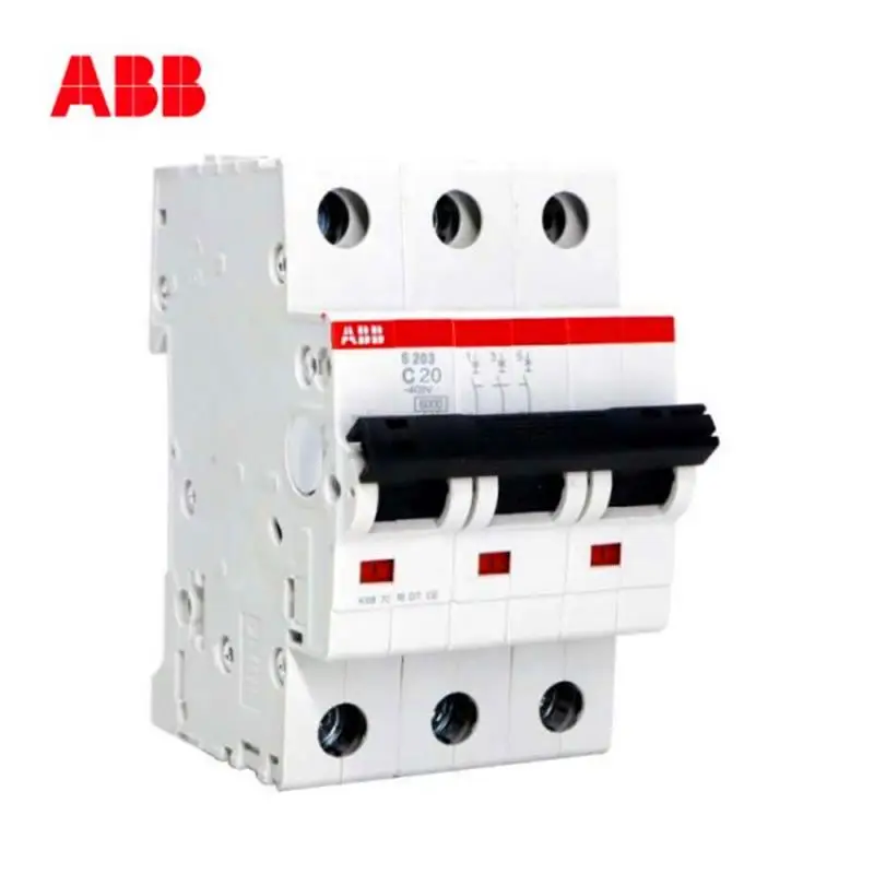 ABB S204P-C50 Reja de desminado 4 polos 50A Interruptor 50amp Tipo C 