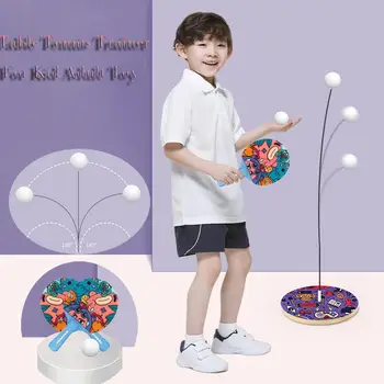 

Table Tennis Trainer Soft Shaft Training Machine Elasticity For Kid Toys Children Brain Educational game Toy For Gifts