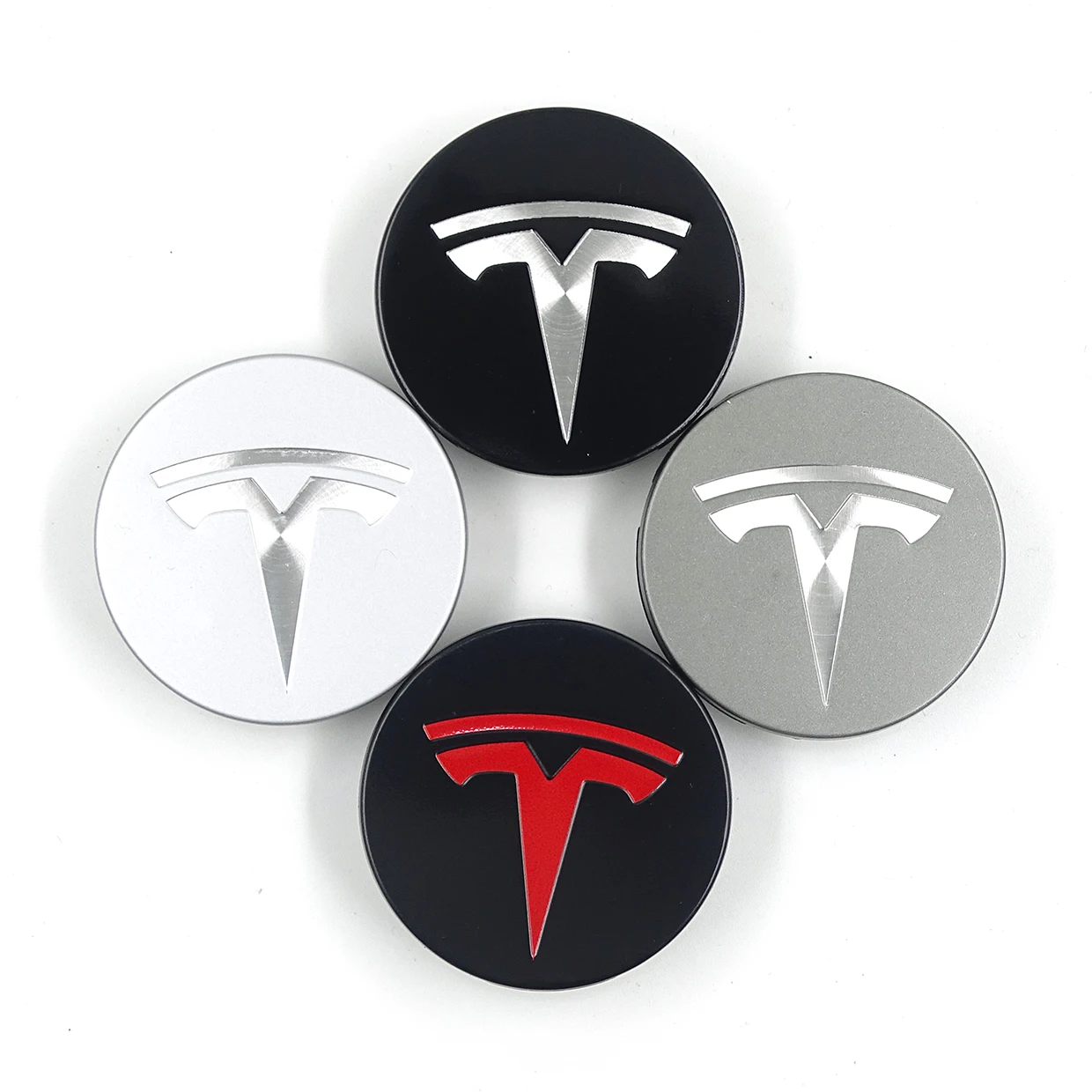 Автомобильные аксессуары 58 мм значок колеса центр Крышка эмблема для TESLA модель X S 3 Автомобиль Стайлинг XWC1385-01