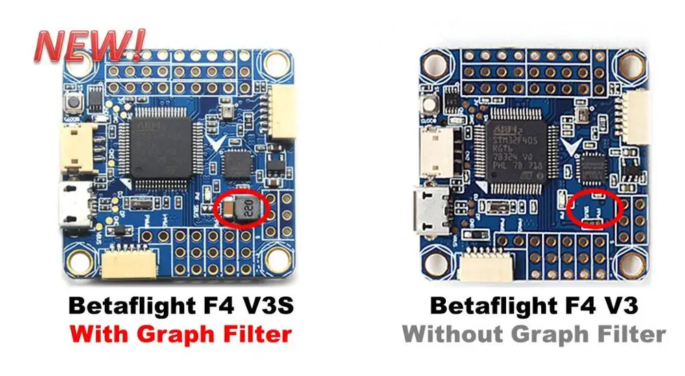 Betaflight F4 V3S V3 PRO Полетный контроллер обновленная версия V3.5 S Встроенная фильтрация