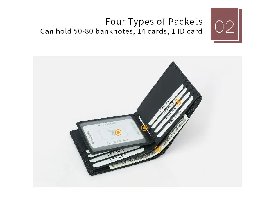 Rfid карбоновый держатель для карт, мужские кошельки, винтажный тонкий тройной бумажник, мужской кошелек, маленькие короткие кошельки, черный кошелек