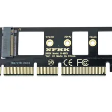 Адаптер PCIe NVMe M.2 SSD для PCIe 3,0X4X8X16