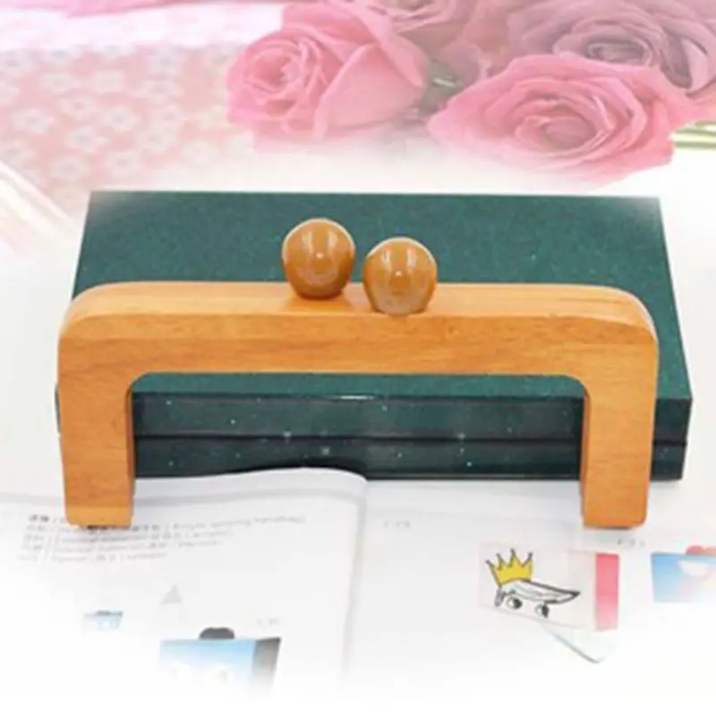 20X8cm деревянная рамка под кошелек закрывающие ручки для сумочки Diy смены сумки
