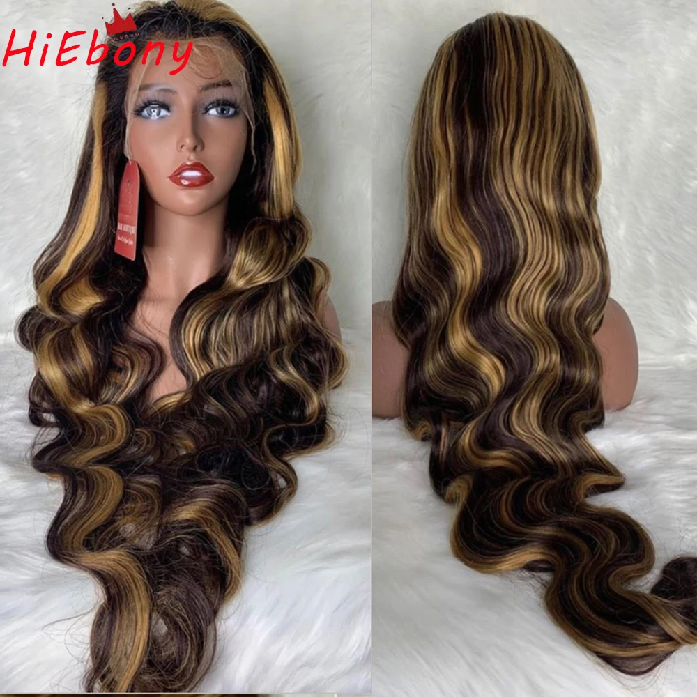 HiEbony Preplucked Lace Front Wig 1B/27 Highlight Glueless Remy Hair  Transparent Lace Front Wig Free Part Glueless Lace Wigs|Human Hair Lace Wigs|  - AliExpress