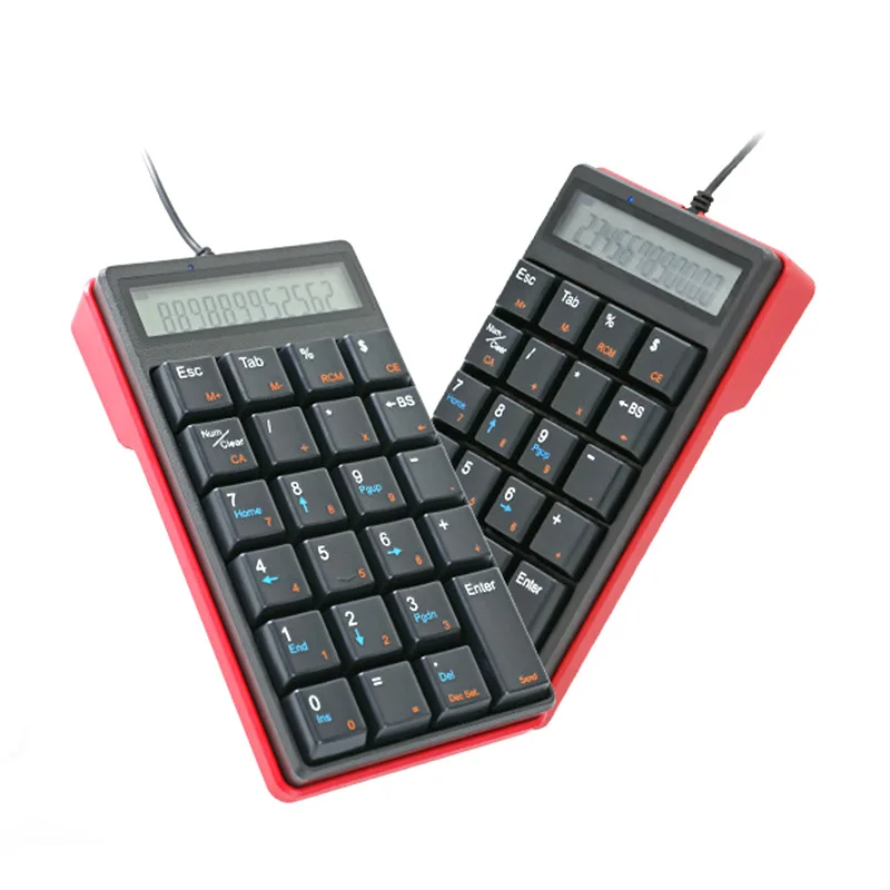 Sunreed Usb Number Pad, 24 Keys Portable Numeric Keypad Keyboard With Calculator For Laptop