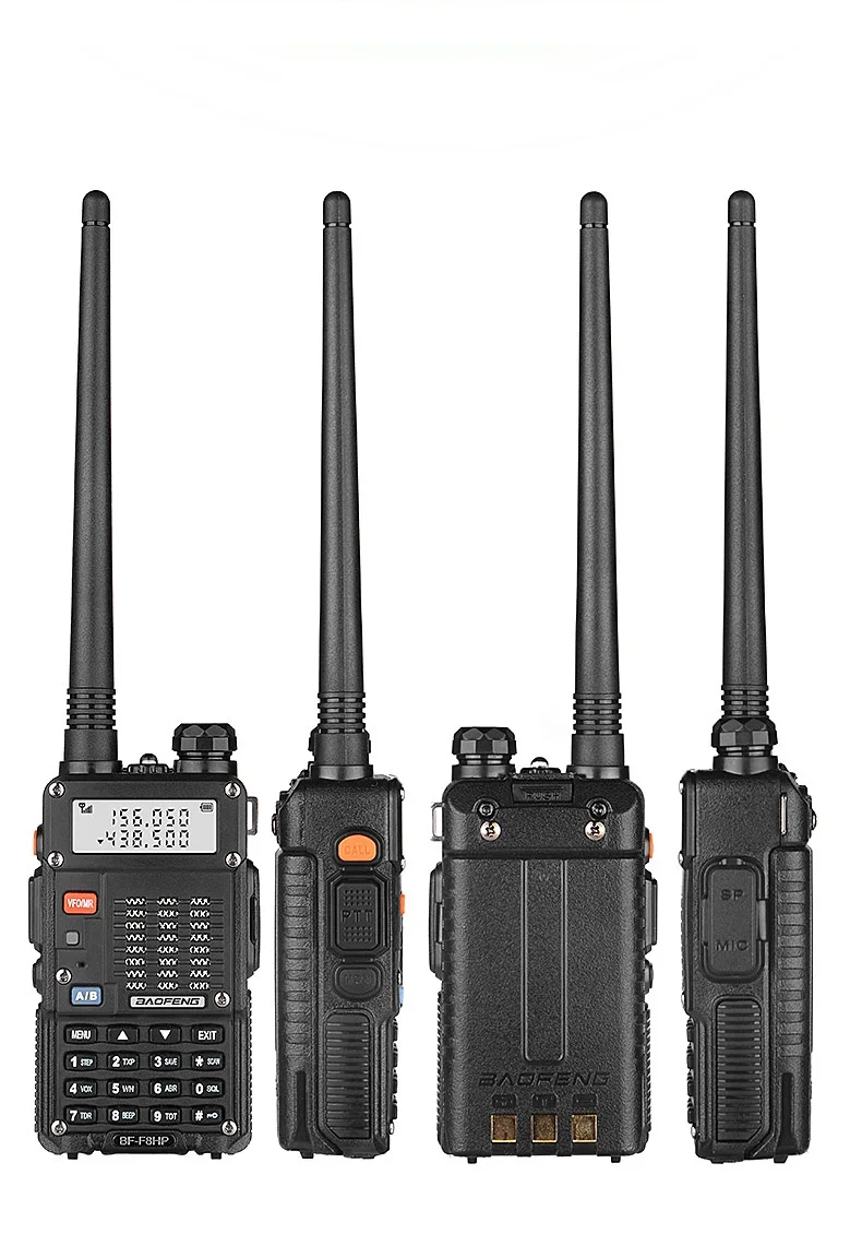 Baofeng BF-F8HP портативная рация УФ двойная секция 144/430 8 Вт Высокая мощность двойной дисплей двойной режим ожидания Civil High power Handstand