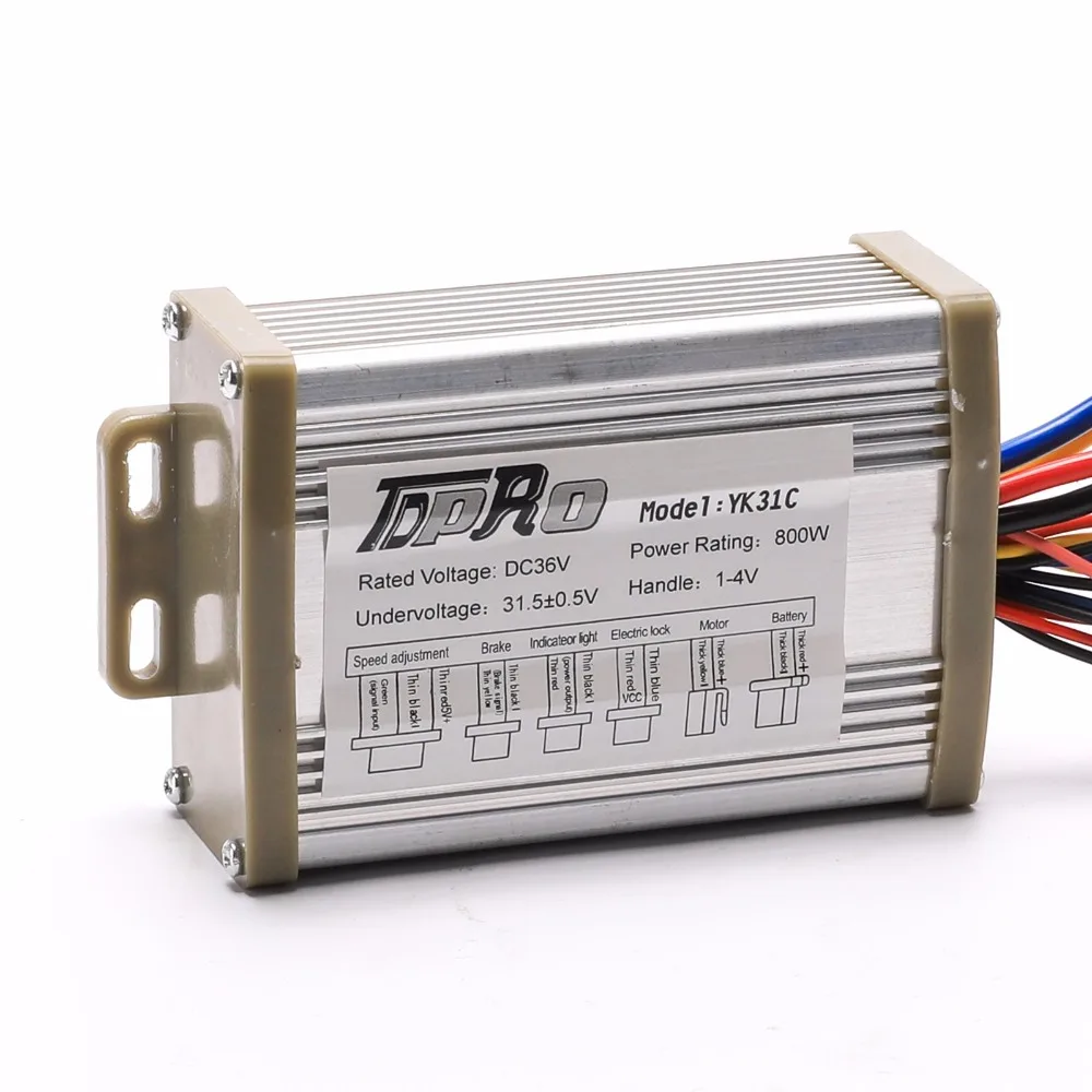 800W 36V Электрический Скорость Управление; Управление коробка ATV мини велосипед Картинг скутер