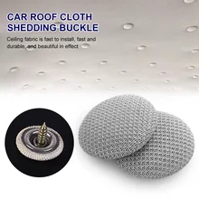 

50pcs Car Interior Roof Buckles Headliner Ceiling Cloth Fixing Screw Cap Repair Automotive Care Fabric Buckle Rivets Retainer