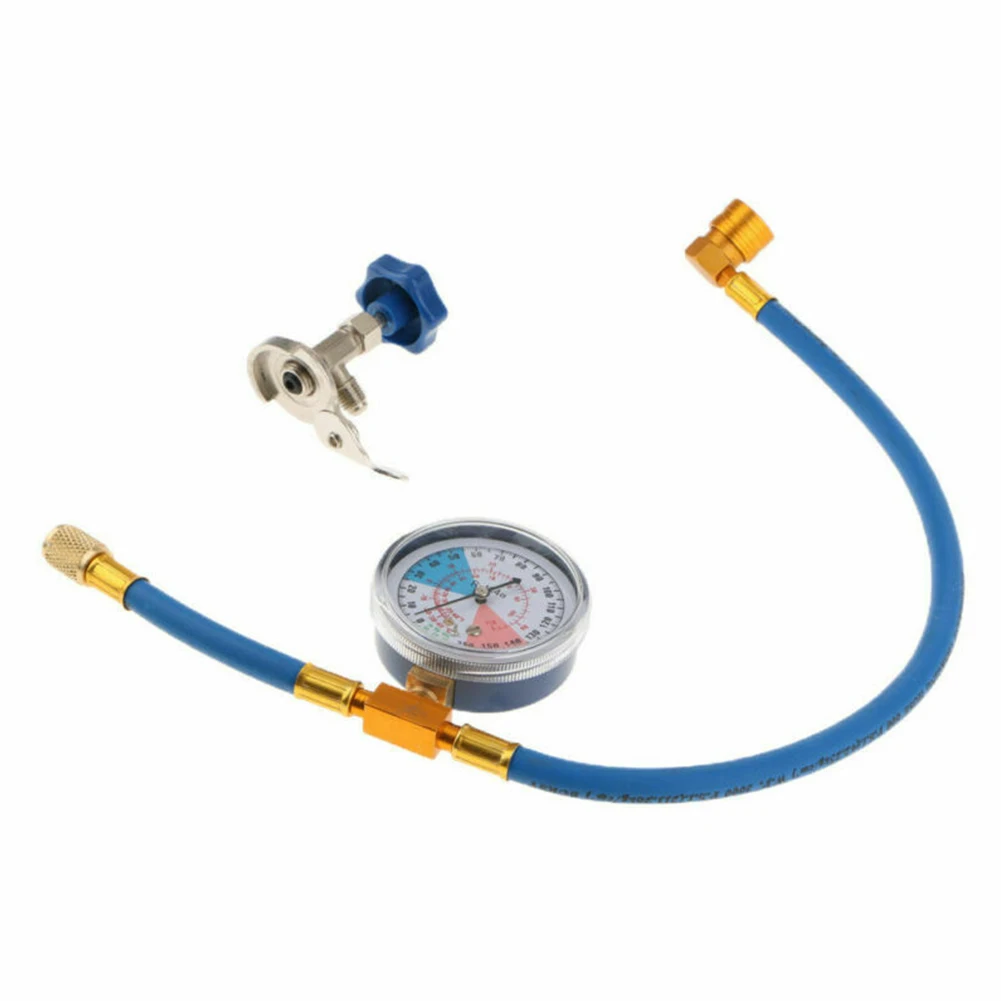 Reliable Hose Gauge Air Conditioning Measuring Refrigerants Recharge Protection Car A/C Detection Pressure Resistance Portable