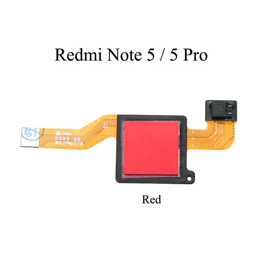 YuXi для Xiaomi Redmi Note 5 Note 5 Pro сканер отпечатков пальцев кнопка домой гибкий кабель сенсорный ID датчик возврата гибкий кабель запасная часть