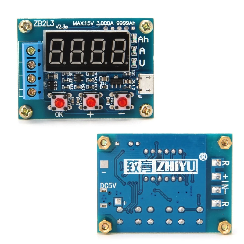 Анализатор разряда ZB2L3 li ion литиево свинцово кислотный|discharge tester|battery capacitycapacity meter |