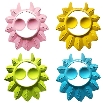 

Baby Waterproof Shampoo Cap Kids Adjustable Shower Bathing Protect Hat Cartoon Shield Children Cute Bath Cap Baby Care Supplies