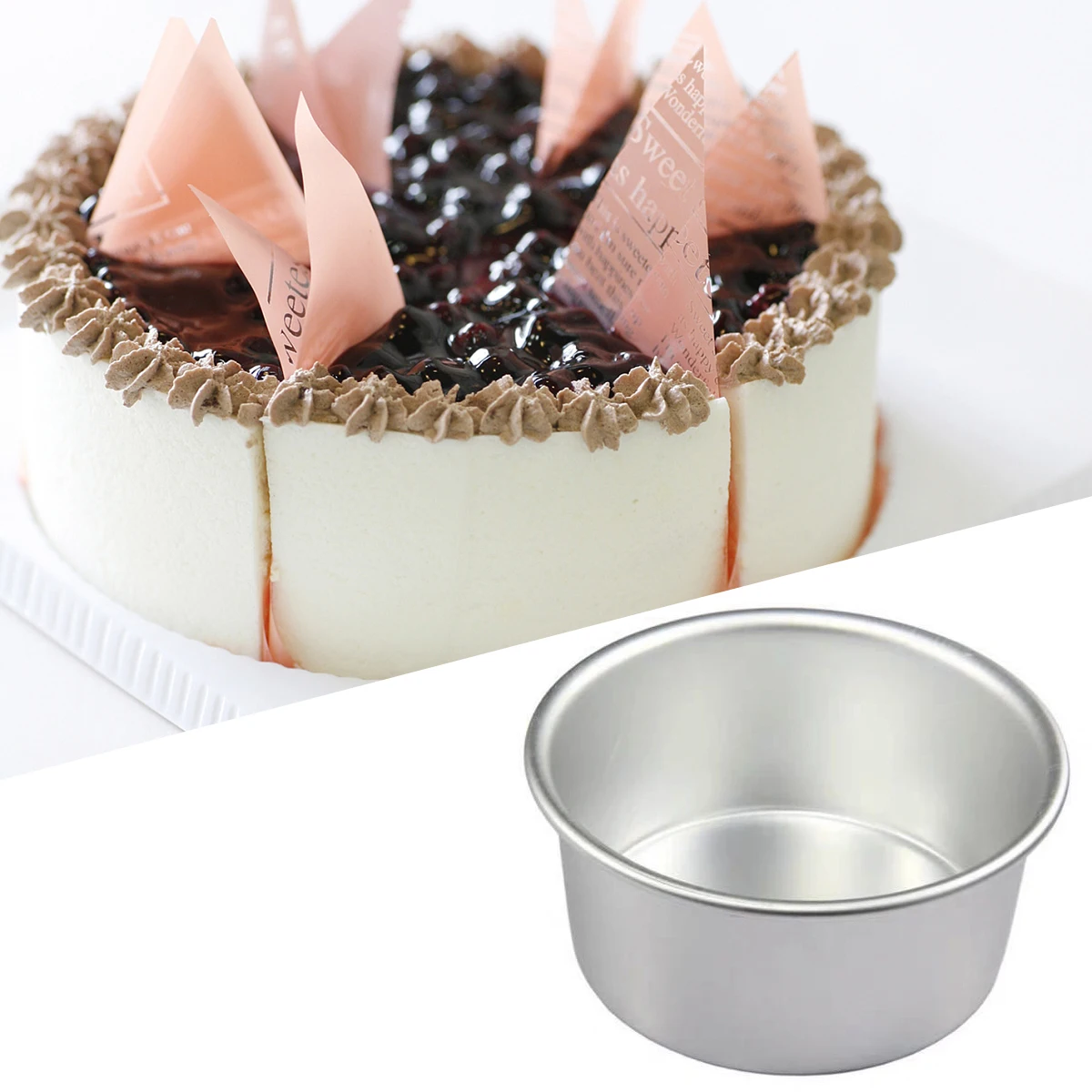 

Cake Pan Aluminum Alloy Cake Pans Non-Stick Round Cake Mould Bakeware Dropshipping