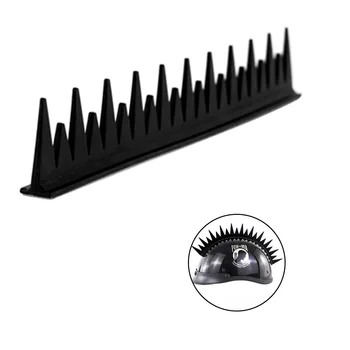 

Racing Motorcycle Helmet Mohawk Spike Strip Cool Punk Sticker Capacete Casco Rubber Decoration Angle Warhawk Stick On Helmets