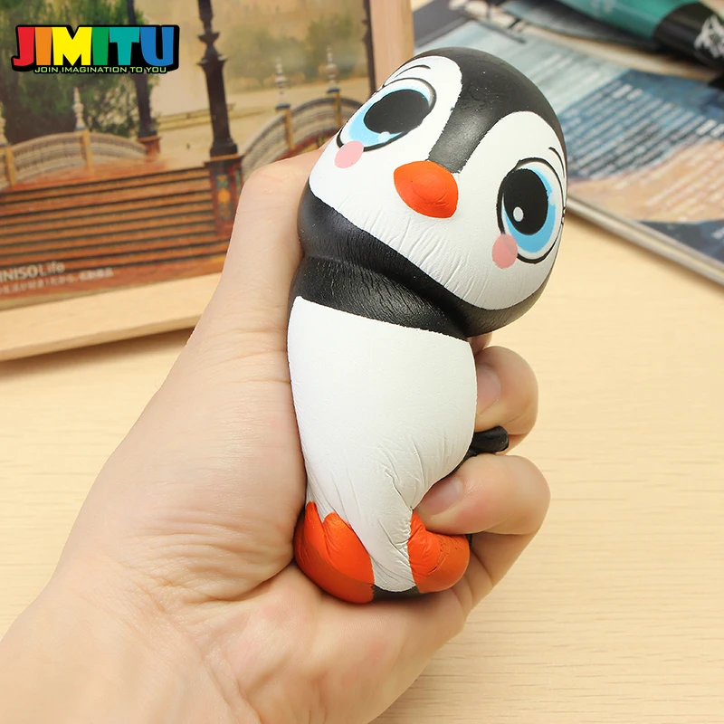 JIMITU 14 см милые мягкие Пингвины мягкие медленно поднимающиеся Kawaii сжимаемые игрушки анти-стресс мягкая забавная игрушка для детей и взрослых снятие стресса