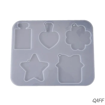 

DIY Crystal Epoxy Mould UV Resin Clay Bottle Star Clouds Shape Silicone Mold