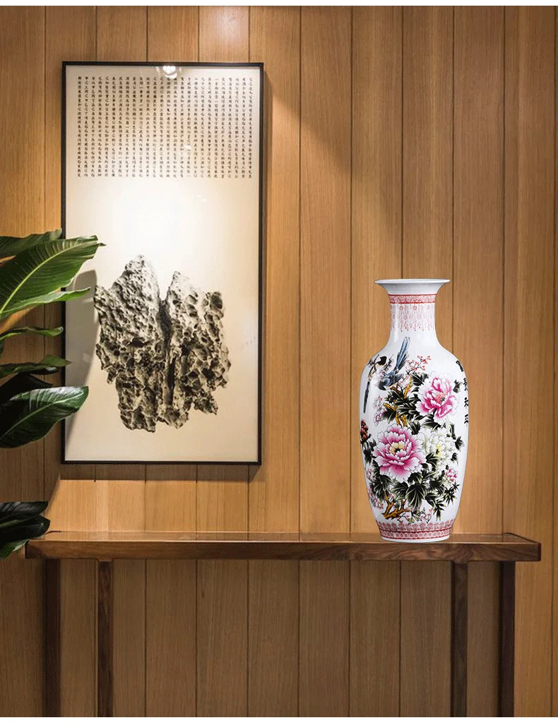 Jingdezhen Ceramics Craft Handmade Porcelain Bottle Best Antiques Chinese Traditional Home Vase Decoration Enjoy Life 19 Models