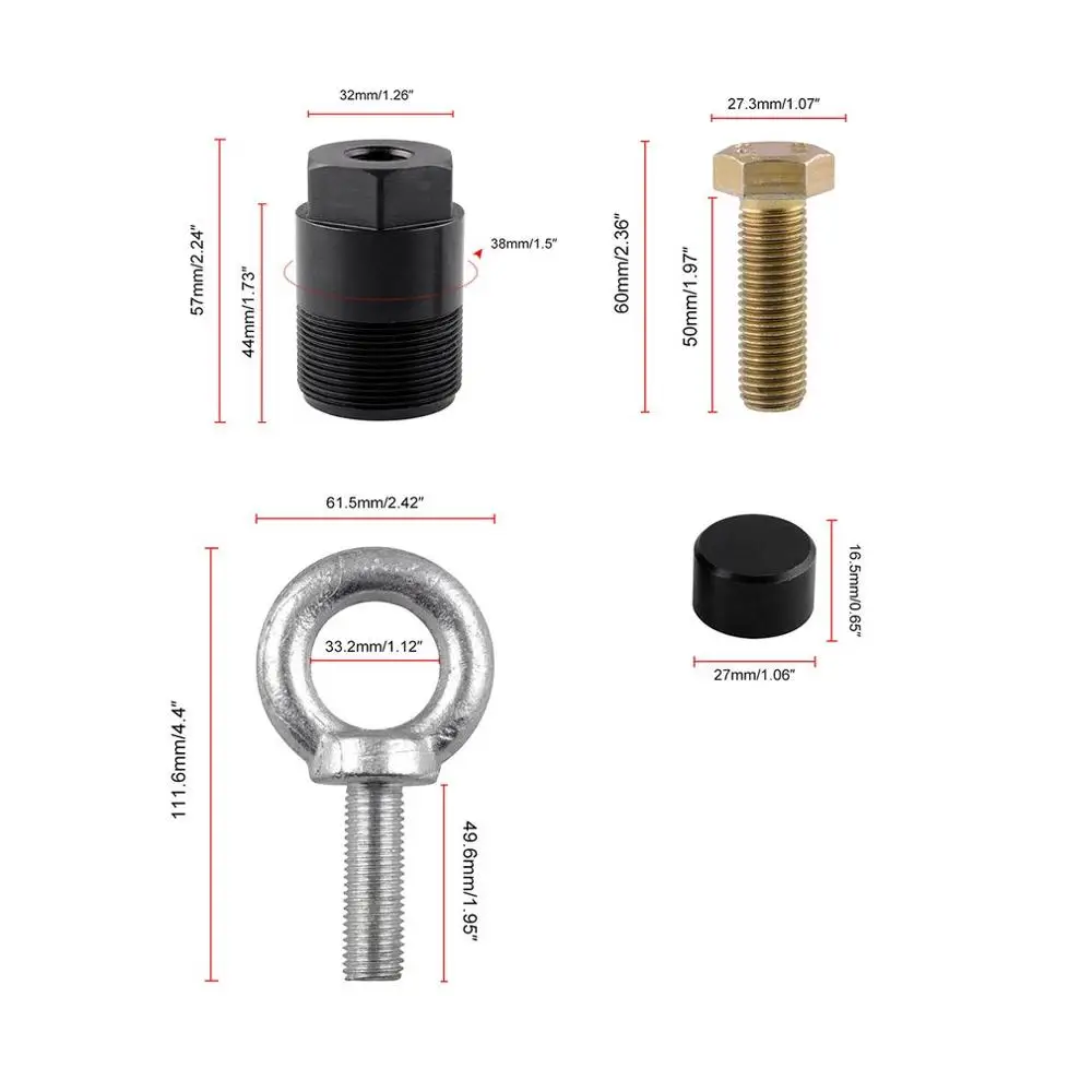 Mercury Mariner Маховик Съемник 91-849154T1 подъемное кольцо 91-90455-1 подъемный глаз аксессуары для мотоциклов винтовой комплект