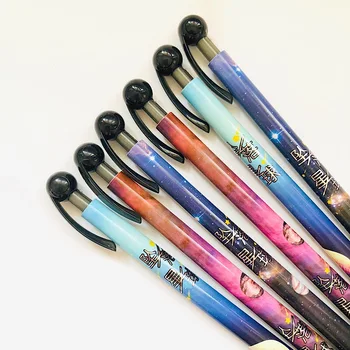 

3X Fantastic Starry Planets Automatic Mechanical Pencil Writing Pencil Stationery 0.5mm