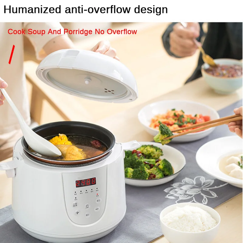 Многофункциональный 2L мини риса своими руками 220V 400W Смарт домашняя кухня