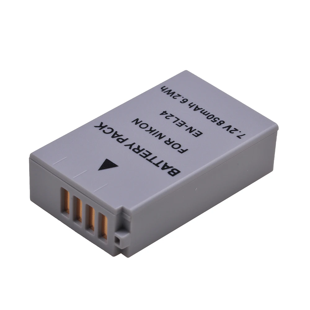 3 шт. 850 мАч EN EL24 ENEL24 аккумуляторная батарея для камеры Nikon 1 J5 1J5 DL18 50 DL24 85 цифровой