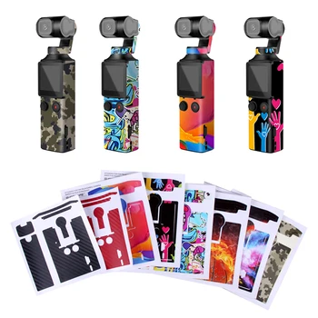 

For FIMI PALM Stickers Creative PVC Silicone Colorful Camouflage Decals Accessories Skin Stickers Cover Camera Protective