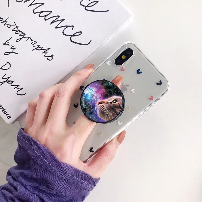 Роскошный складной держатель для телефона с кольцом на палец подставка