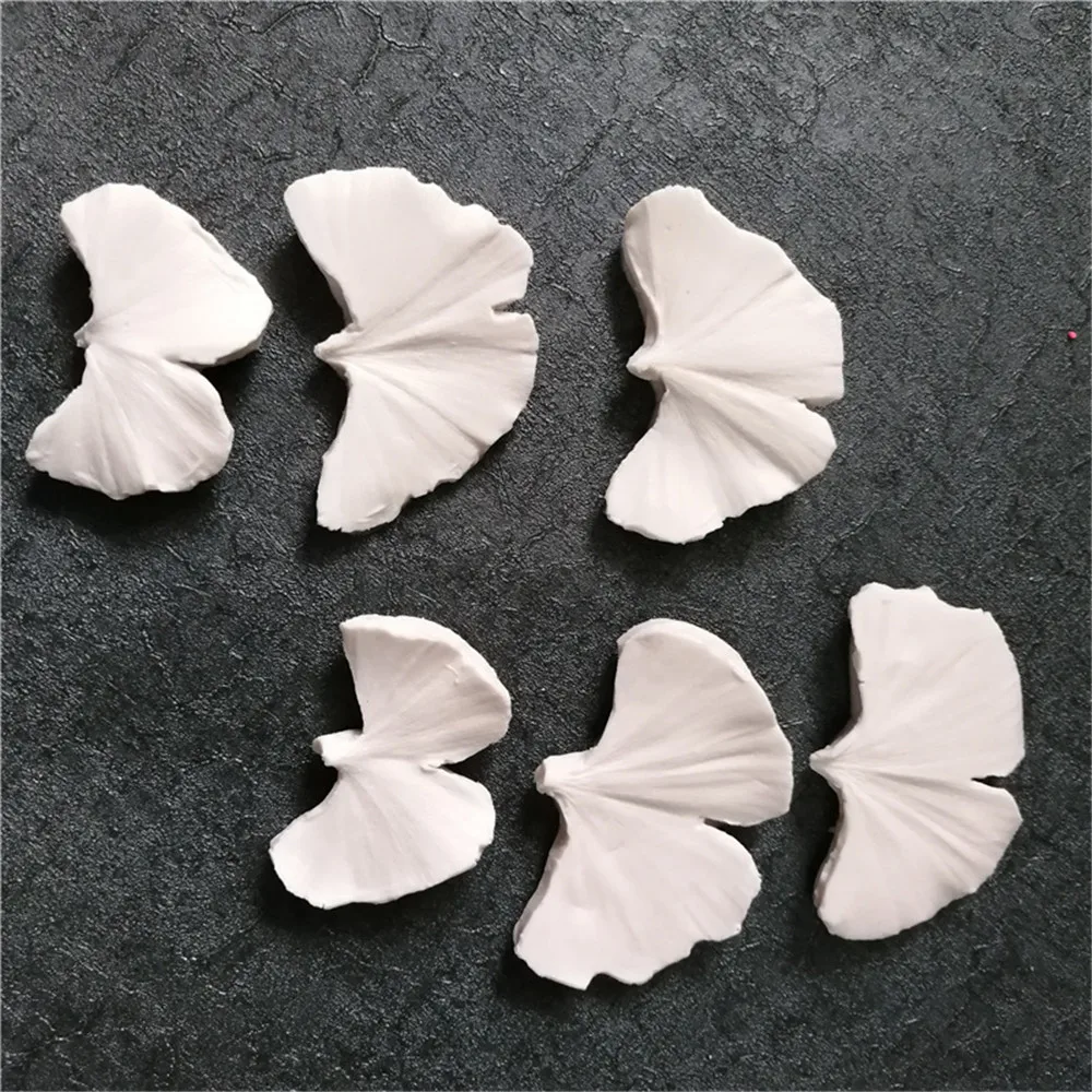 Рождественское мыло 3D гинкго билоба лист вены силиконовые дизайнерские формы