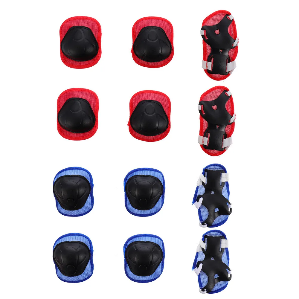 

2 Sets Sport Protector Sturdy High Quality Prime Durable Elbow Pad Hand Protector Knee Pad for Sport Riding Cycling Skateboard