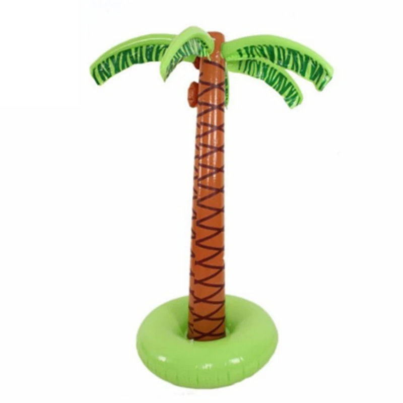 90 см надувные тропические пальмы бассейн украшения для пляжной вечеринки игрушки открытый поставки Q6PD