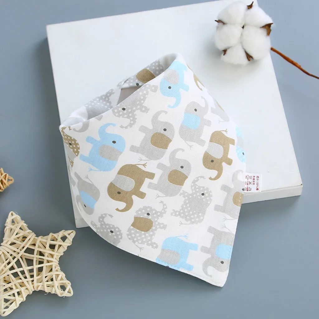 New baby bib cartoon kids bib Baby saliva towel bib child bib newborn  triangle scarf headband bib newborn slabber absorbent