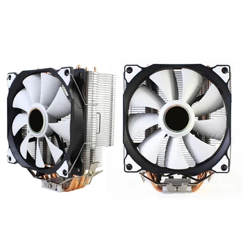 

2020 PC Fan Cooler CPU Cooling Fan 4 Copper Tube CPU Cooling System For Computer Desktop CPU Cooler Heatsink Radiator